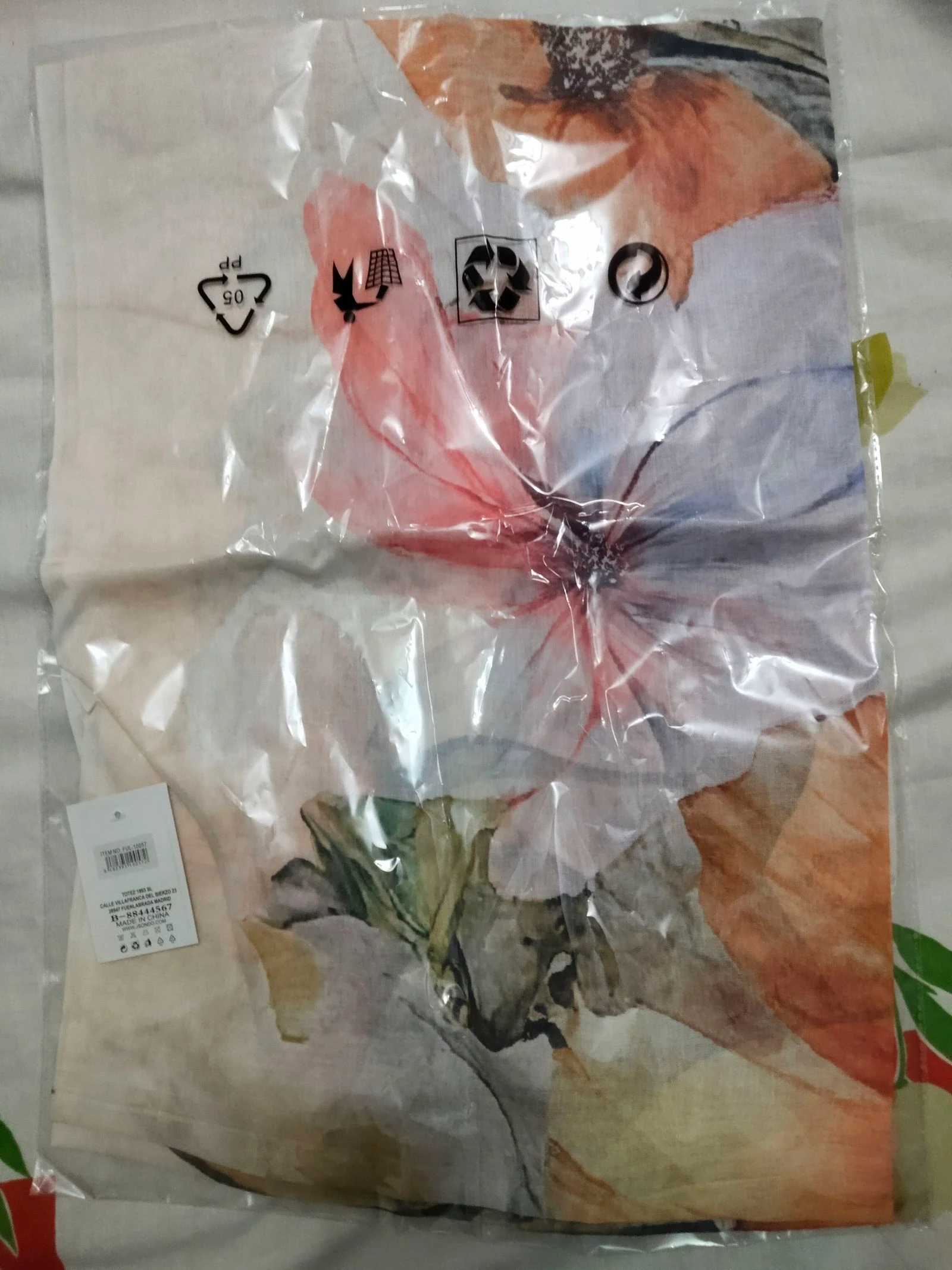 Floral print scarf 🌷 80% cotton – photo 10